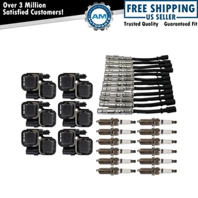 TRQ Ignition Coils Wires & Spark Plugs Fits 04-08 Crossfire 98-05 Mercedes-Benz TRQ Ignition Coils Wires & Spark Plugs Fits 04-08 Crossfire 98-05 Mercedes-Benz