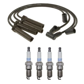 Denso Wire Set 7mm & 4 Platinum TT Spark Plug 0.04 Kit For Chevy Pontiac 2.2L L4