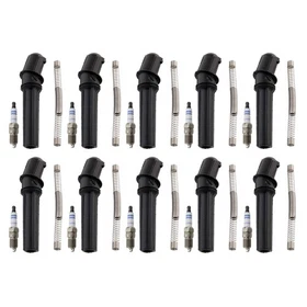 Bosch 10 Platinum Spark Plugs & NGK Coil Boots Kit for E-350 Econoline 6.8L V10 Bosch 10 Platinum Spark Plugs & NGK Coil Boots Kit for E-350 Econoline 6.8L V10