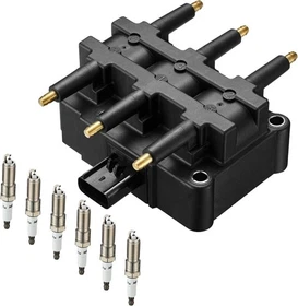 Replacement Ignition Coil & Spark Plug Set For 2007-2011 Jeep Wrangler 3.8L V6