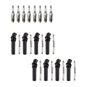 Denso 8 Standard Plugs & NGK Ignition Coil Boots Kit for Ford F-150 5.4L V8 1999