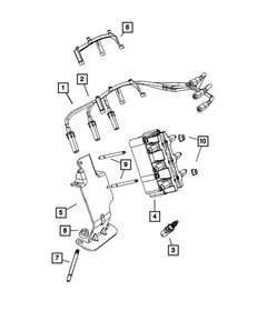 Genuine Mopar Ignition Cable 5149033AC