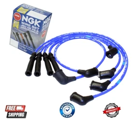 NEW NGK 9125 Spark Plug Wires Set for Nissan 240SX 1989-1990