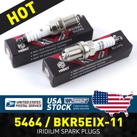 Premium 2 Pcs OEM Replacement For NGK 5464 BKR5EIX-11 Iridium Spark Plug NEW