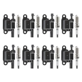 8X Ignition Coil & Iridium Spark Plug Fit 2004-2019 Chevrolet GMC Cadillac UF743 8X Ignition Coil & Iridium Spark Plug Fit 2004-2019 Chevrolet GMC Cadillac UF743