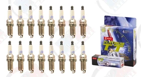 DENSO Platinum TT Spark Plugs PKH16TT (Set of 16) for Dodge Jeep Chrysler HEMI