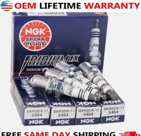4pcs NGK Iridium Spark Plugs BKR5EIX-11 5464 For HYUNDAI KIA MAZDA NISSAN ISUZU