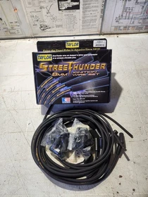Taylor Spark Plug Wire Set 50053; Street Thunder 8mm Black 135* Universal V8