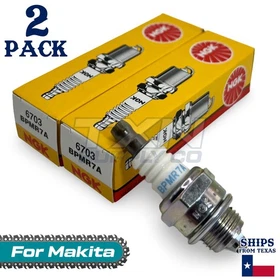 2 Pack NGK Spark Plug - For DCS6401H Makita Chainsaw