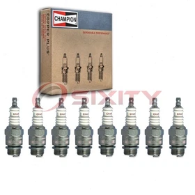 8 pc Champion Industrial Spark Plugs for 1930 Hudson Model U Ignition yj