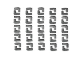 MSD Ignition 34554 90-DEG Nipple Spark Plug Boots Gray Silicone for GM HEI 50EA