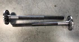 NEW 4140 FORGED STEEL FORD 9" INCH 35 SPLINE BIG BEARING CTL AXLES PAIR (2) 30" NEW 4140 FORGED STEEL FORD 9" INCH 35 SPLINE BIG BEARING CTL AXLES PAIR (2) 30"