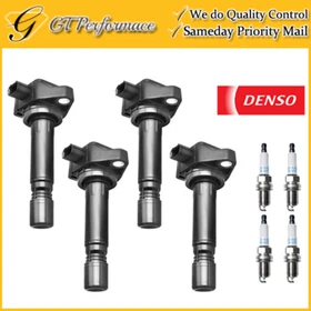 Quality Ignition Coil & DENSO Spark Plug 4PCS for 2006-2011 Honda Civic 1.8L Quality Ignition Coil & DENSO Spark Plug 4PCS for 2006-2011 Honda Civic 1.8L