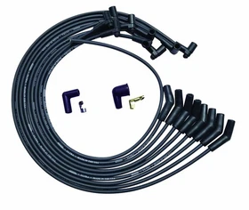 Moroso 51045 Ultra Series Black Spark Plug Wires Big Block Chevy Under Header