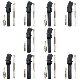 NGK 10 V-Power Spark Plugs & Denso Coil Boots Kit for F-250 F-350 Super Duty V10 NGK 10 V-Power Spark Plugs & Denso Coil Boots Kit for F-250 F-350 Super Duty V10