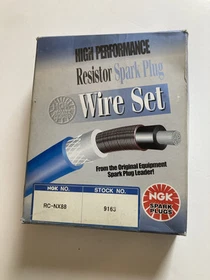 New Spark Plug Wire Set NGK 9125 fits 89-90 Nissan 240SX 2.4L-L4 New Spark Plug Wire Set NGK 9125 fits 89-90 Nissan 240SX 2.4L-L4