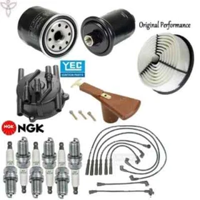 Tune Up Kit Air Oil Fuel Filters Wire Plugs for Toyota Pickup V6; 3.0L 1988-1991