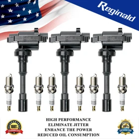 3X Ignition Coils+6X Spark Plugs Set for Mitsubishi Montero Galant 3.8L UF525 3X Ignition Coils+6X Spark Plugs Set for Mitsubishi Montero Galant 3.8L UF525