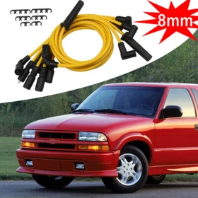 8mm Spark Plug Wires Upgraded For Chevrolet GMC Jimmy Safari Savana 4.3L V6 8mm Spark Plug Wires Upgraded For Chevrolet GMC Jimmy Safari Savana 4.3L V6
