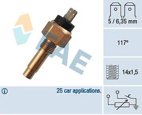 FAE sensor, cylinder head temperature 34160