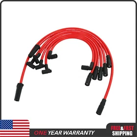10.2mm Plug Wires 32833 32839 9-Spark For Chevy GMC 1996-2014 4.3L Vortec V6 10.2mm Plug Wires 32833 32839 9-Spark For Chevy GMC 1996-2014 4.3L Vortec V6