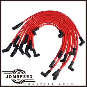 Red a Set 10.5mm For Ford SB SBF 302 5.0L 5.8L Racing Spark Plug Wires JDMSPEED Red a Set 10.5mm For Ford SB SBF 302 5.0L 5.8L Racing Spark Plug Wires JDMSPEED