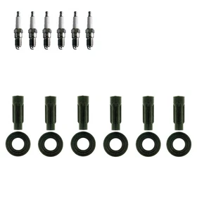 Denso 6 Standard Plugs & NGK Ignition Coil Boots Kit for Mercury Milan 3.0L V6 Denso 6 Standard Plugs & NGK Ignition Coil Boots Kit for Mercury Milan 3.0L V6