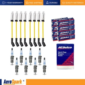 8 Heavy Duty Wires & 8 AcDelco Spark Plug for 15-19 Chevy Silverado 2500 HD 6.0L 8 Heavy Duty Wires & 8 AcDelco Spark Plug for 15-19 Chevy Silverado 2500 HD 6.0L