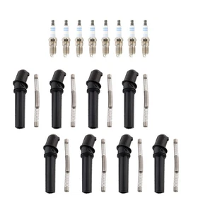 Bosch 8 Double Platinum Spark Plugs & NGK Coil Boots Kit for Aviator E-150 V8 Bosch 8 Double Platinum Spark Plugs & NGK Coil Boots Kit for Aviator E-150 V8