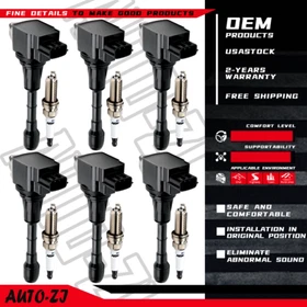 6X Ignition Coil & 6X Iridium Spark Plugs OEM For Nissan Altima Maxima 3.5 UF550 6X Ignition Coil & 6X Iridium Spark Plugs OEM For Nissan Altima Maxima 3.5 UF550