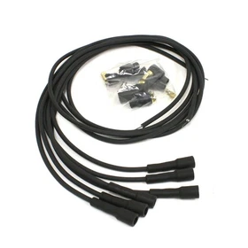 Pertronix Spark Plug Wire Set 706180; Stock Look 7mm Black Straight Female 6cyl Pertronix Spark Plug Wire Set 706180; Stock Look 7mm Black Straight Female 6cyl