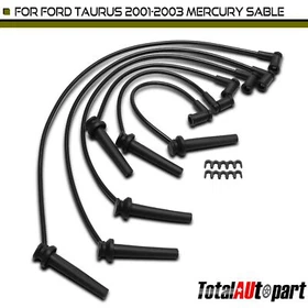 6x Spark Plug Wire Sets for Ford Taurus 2001 2002 2003 Mercury Sable 3.0L 8mm 6x Spark Plug Wire Sets for Ford Taurus 2001 2002 2003 Mercury Sable 3.0L 8mm