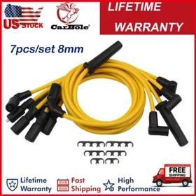 For 96-07 Chevrolet GMC Jimmy Safari 4.3L V6 8mm Racing Spark Plug Wires Upgrade For 96-07 Chevrolet GMC Jimmy Safari 4.3L V6 8mm Racing Spark Plug Wires Upgrade