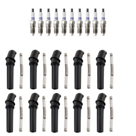 Denso 10 Platinum TT Plugs & NGK Ignition Coil Boots Kit for E-350 Super Duty Denso 10 Platinum TT Plugs & NGK Ignition Coil Boots Kit for E-350 Super Duty