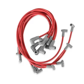 MSD Spark Plug Wires 31299; Super Conduct 8.5mm Red 90deg for BBC Crank Trigger MSD Spark Plug Wires 31299; Super Conduct 8.5mm Red 90deg for BBC Crank Trigger