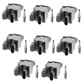 Denso 8 Ignition Coil 8 NGK Platinum Spark Plugs Kit For Ascender Caprice CTS V8 Denso 8 Ignition Coil 8 NGK Platinum Spark Plugs Kit For Ascender Caprice CTS V8