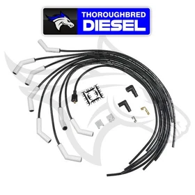 Accel 9002C Spark Plug Wire Set - Universal 135-Degree w/ White Ceramic Boots