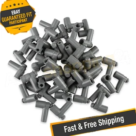 MSD 34554 Gray Silicone 90 Degree Spark Plug Boots with GM HEI Nipple MSD 34554 Gray Silicone 90 Degree Spark Plug Boots with GM HEI Nipple