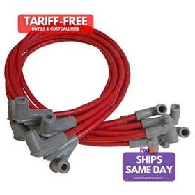 Msd Ignition 35609, Kit 8.5Mm Spark Plug Wire Set - Red Performance Racing Parts