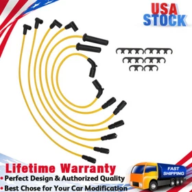 7 PCS 8mm Spark Plug Wire Set For GMC Chevy Astro Blazer C1500 K1500 P30 S10 BLZ 7 PCS 8mm Spark Plug Wire Set For GMC Chevy Astro Blazer C1500 K1500 P30 S10 BLZ