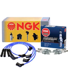 NGK Wire & 4 Iridium IX Platinum Spark Plugs Kit For Nissan 240SX NGK Wire & 4 Iridium IX Platinum Spark Plugs Kit For Nissan 240SX