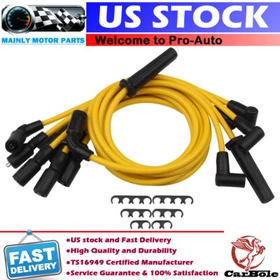8mm Racing Ignition Spark Plug Wire Set Upgrade For GMC P3500 1996-1999 V6 4.3L