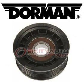 Dorman TECHoice Grooved Pulley Drive Belt Idler Pulley for 2009-2013 GMC bo Dorman TECHoice Grooved Pulley Drive Belt Idler Pulley for 2009-2013 GMC bo