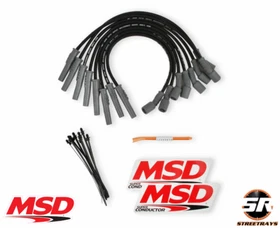 MSD 31633 8.5mm Spark Plug Wire Set For 10-14 Ford F-150 Raptor 6.2L V8 (NEW)