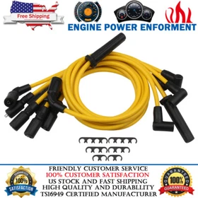 8mm Racing Ignition Spark Plug Wire Set Upgrade For GMC K1500 1996-1998 V6 4.3L 8mm Racing Ignition Spark Plug Wire Set Upgrade For GMC K1500 1996-1998 V6 4.3L