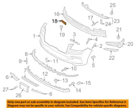 JL7Z17E811CPTM FORD OEM Bumper Grille Cover Navigator