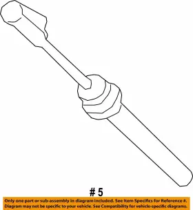 JR3Z12286A FORD OEM Spark Plug Wire Set F-150 #2