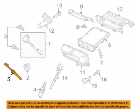 JR3Z12286A FORD OEM Spark Plug Wire Set F-150