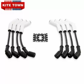 Wfyb FOR-9070C 8X Extreme 9000 Silicone Spark Wire Boot Kit