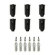 NGK 6 Iridium IX Spark Plugs 6 Coil Boots Kit for 9-7x Ascender Envoy XL XUV L6 NGK 6 Iridium IX Spark Plugs 6 Coil Boots Kit for 9-7x Ascender Envoy XL XUV L6